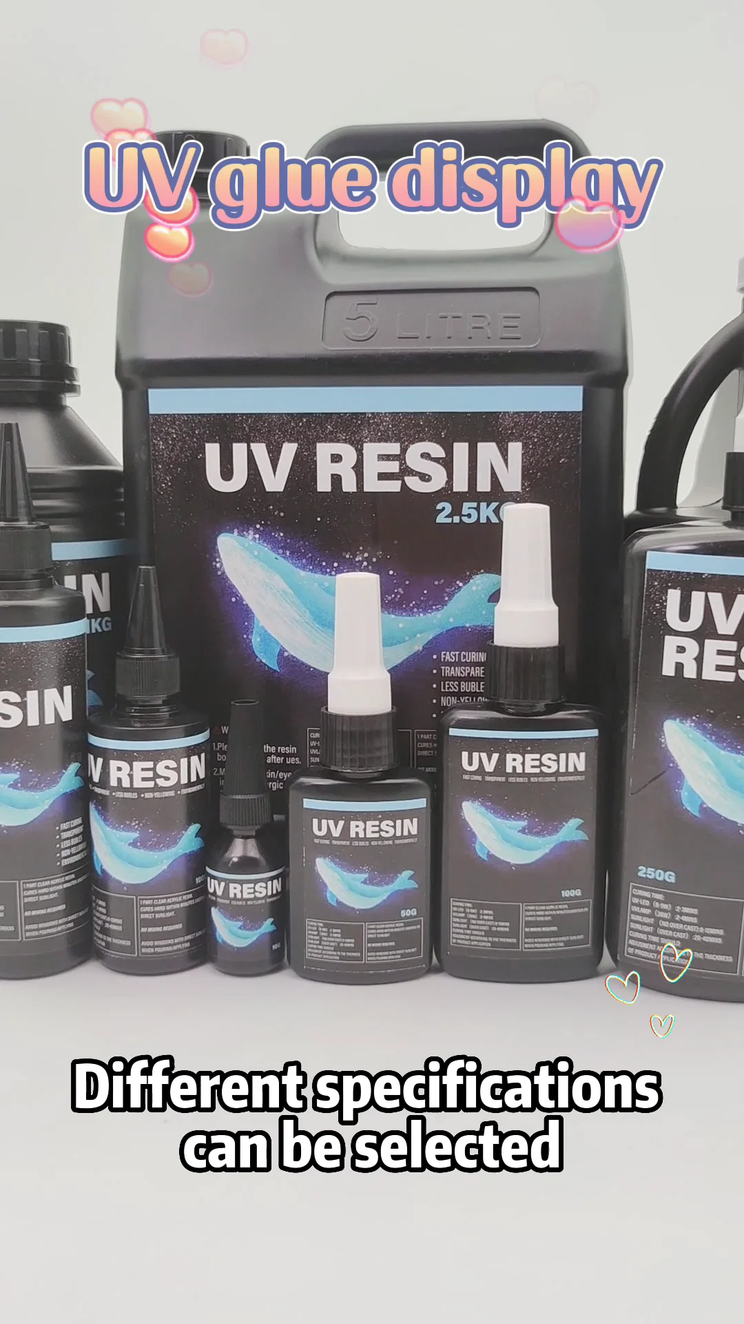 Uv Resin,Upgraded 1,000g Crystal Clear Uv Resin Hard,Low Odor