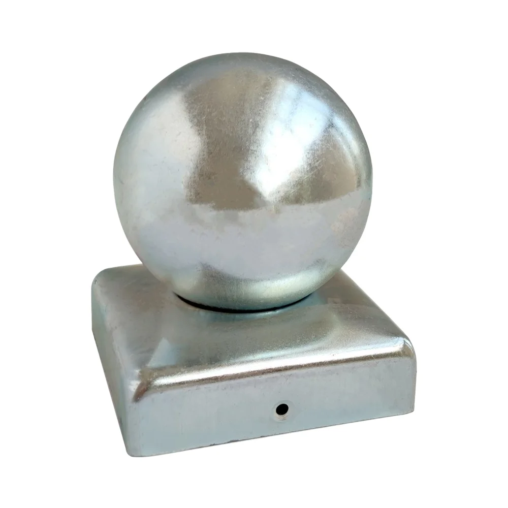 Round Ball Post Cap  Fence Post Caps Steel Ball Post Cap