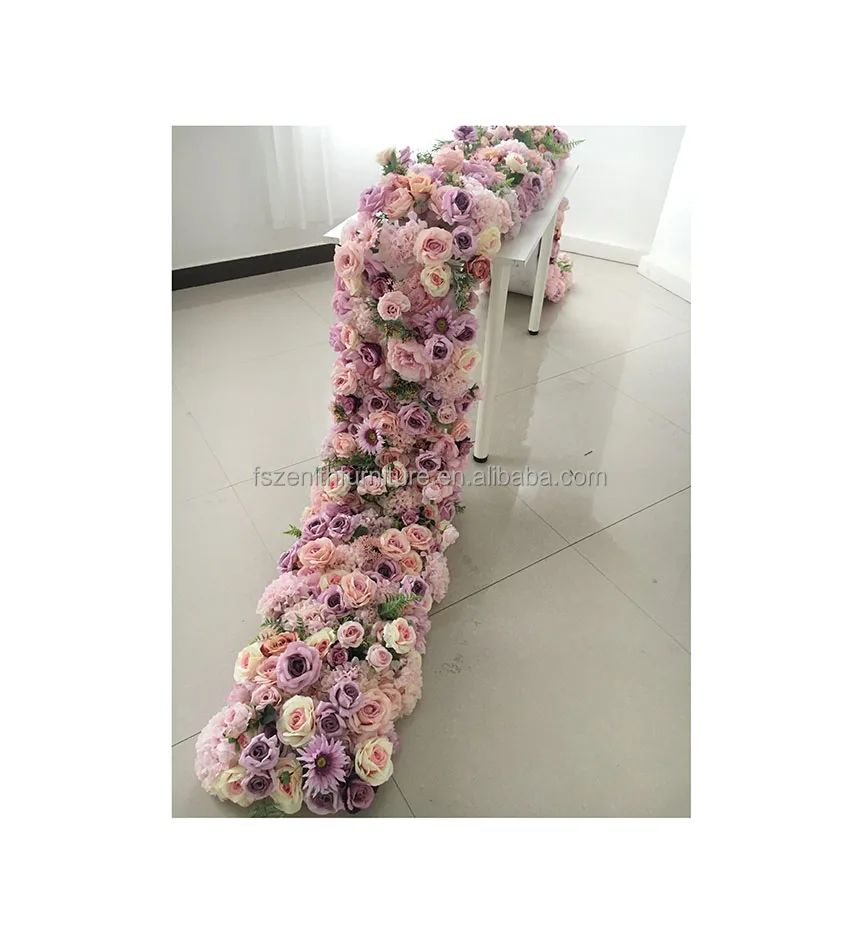 Wedding Flower Arrangement Table Centerpiece Garland Decor Baby Breath Floral Aisle Row Flower