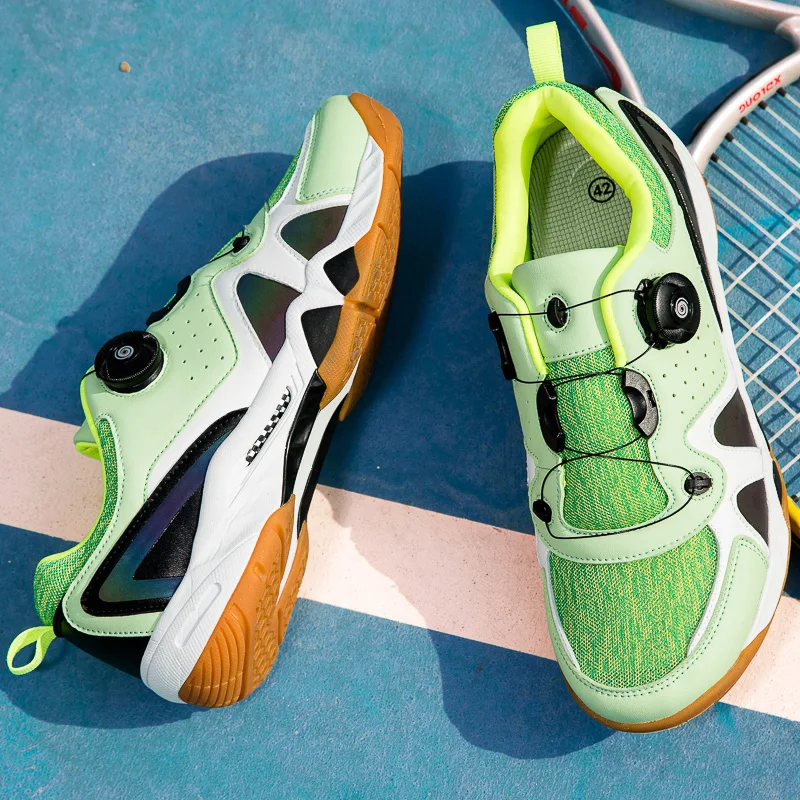 Hot Sale Unisex Tennis Shoes Professional Training Sneakers Outdoor Badminton Shoes Rotation Adjustable Men Women Golf Shoes