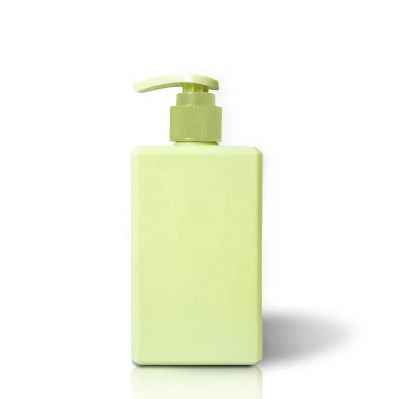 HDPE Green Color 200cc Lotion Bottle with Green Lotion Pump Envases Shampoo 200ml Liquid Soap Packaging Hdpe Shampoo 200ml