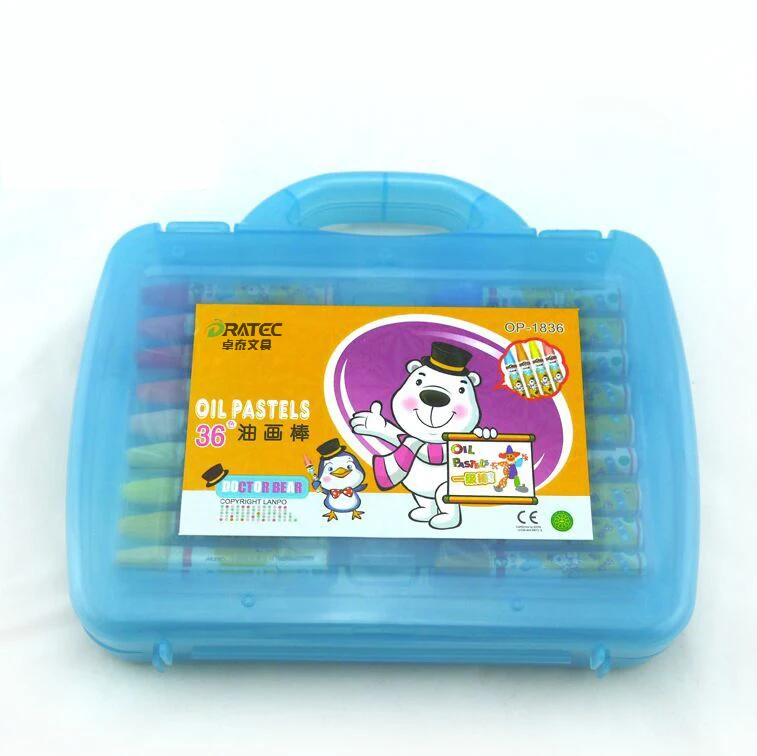 12/18 шт. OEM BRAND арт цветов Детские шелковистые моющиеся восковые мелки масляная пастель набор