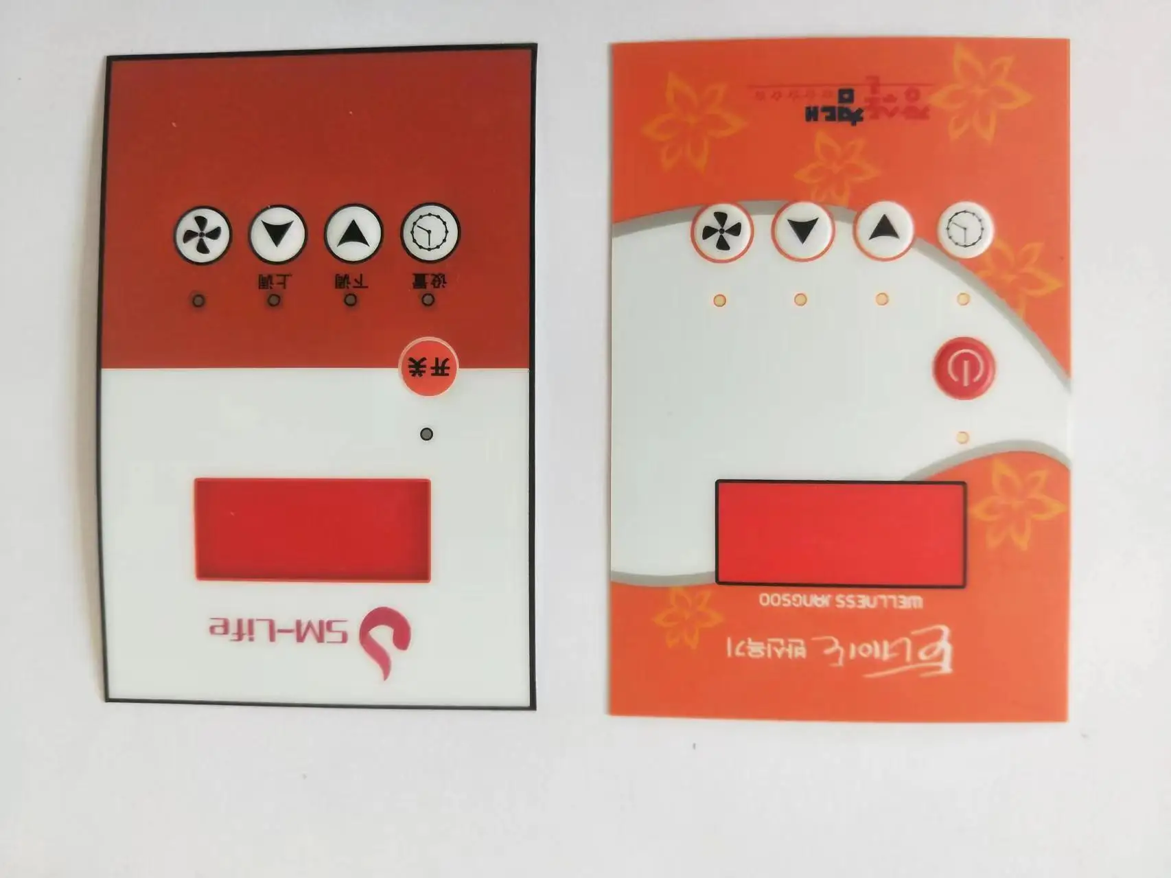 Custom PET/PC membrane graphic overlay design touch panel membrane switch with lens window