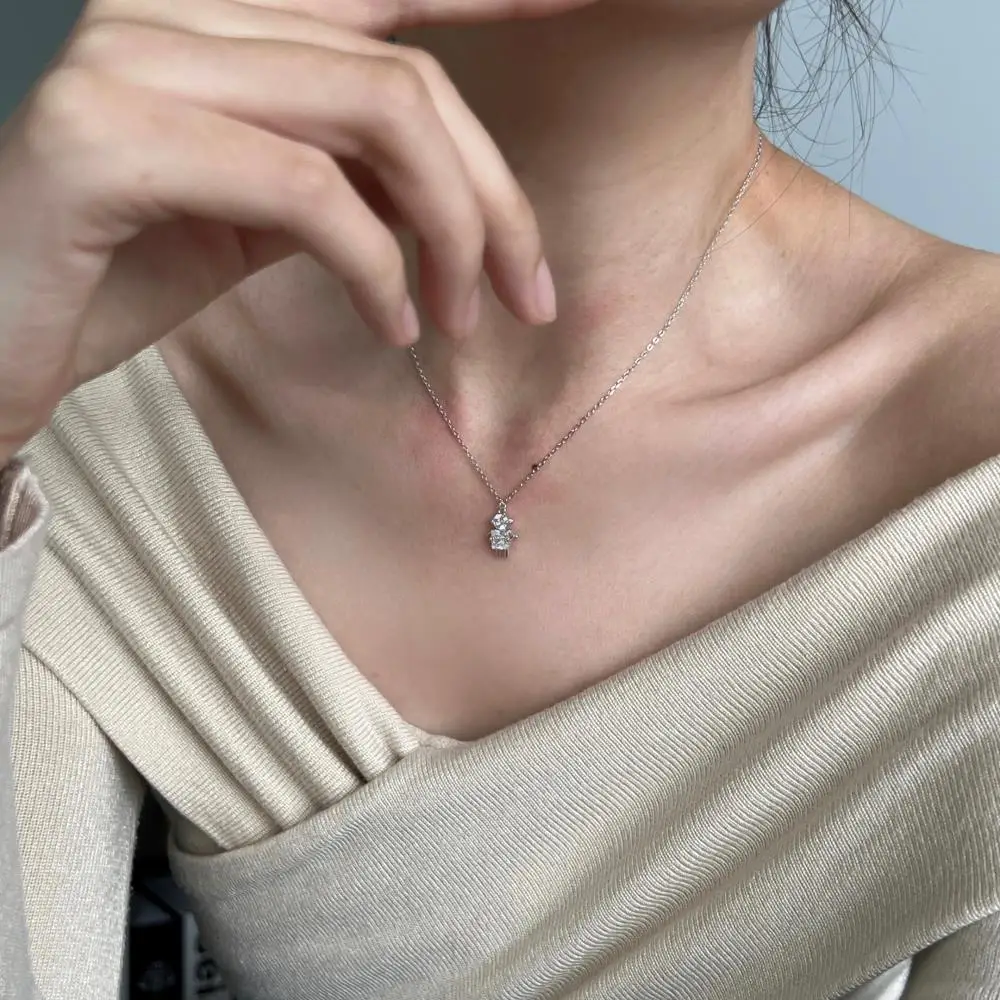 KAKODIY little boy doll pendant luxury 18K gold plated zircon jewelry 925 sterling silver couple necklace detail 3