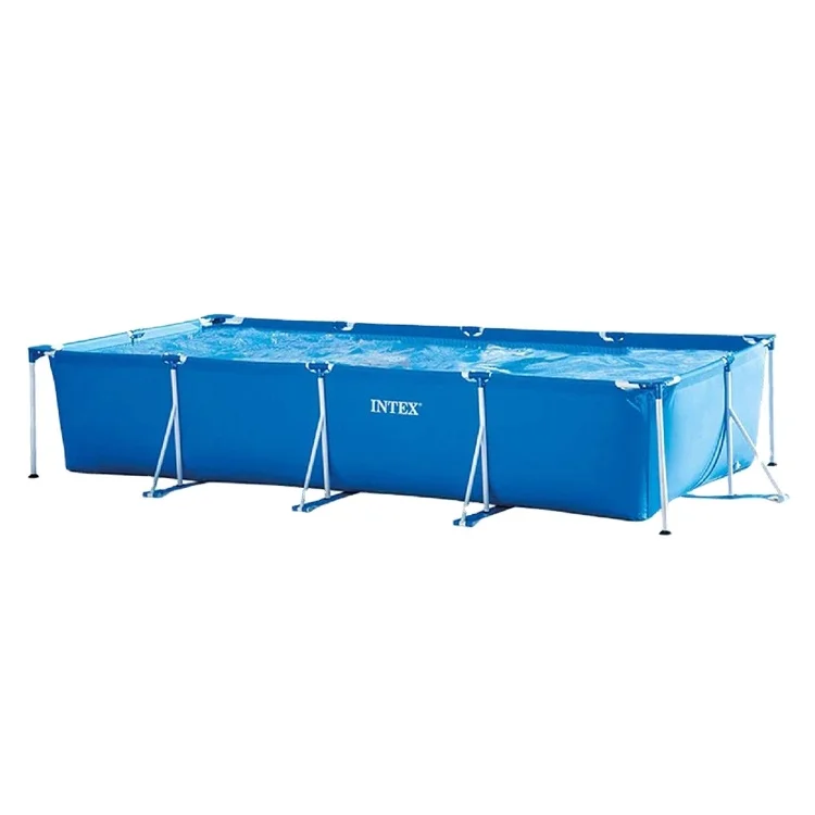 INTEX 28273 X X Rectangular Frame Above Ground Family Use  Swimming Pool