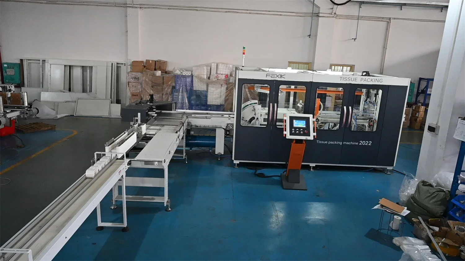 ZODE FEXIK Multi Functional Tissue Paper Making Machine Toilet Paper Roll Double Packaging Machine