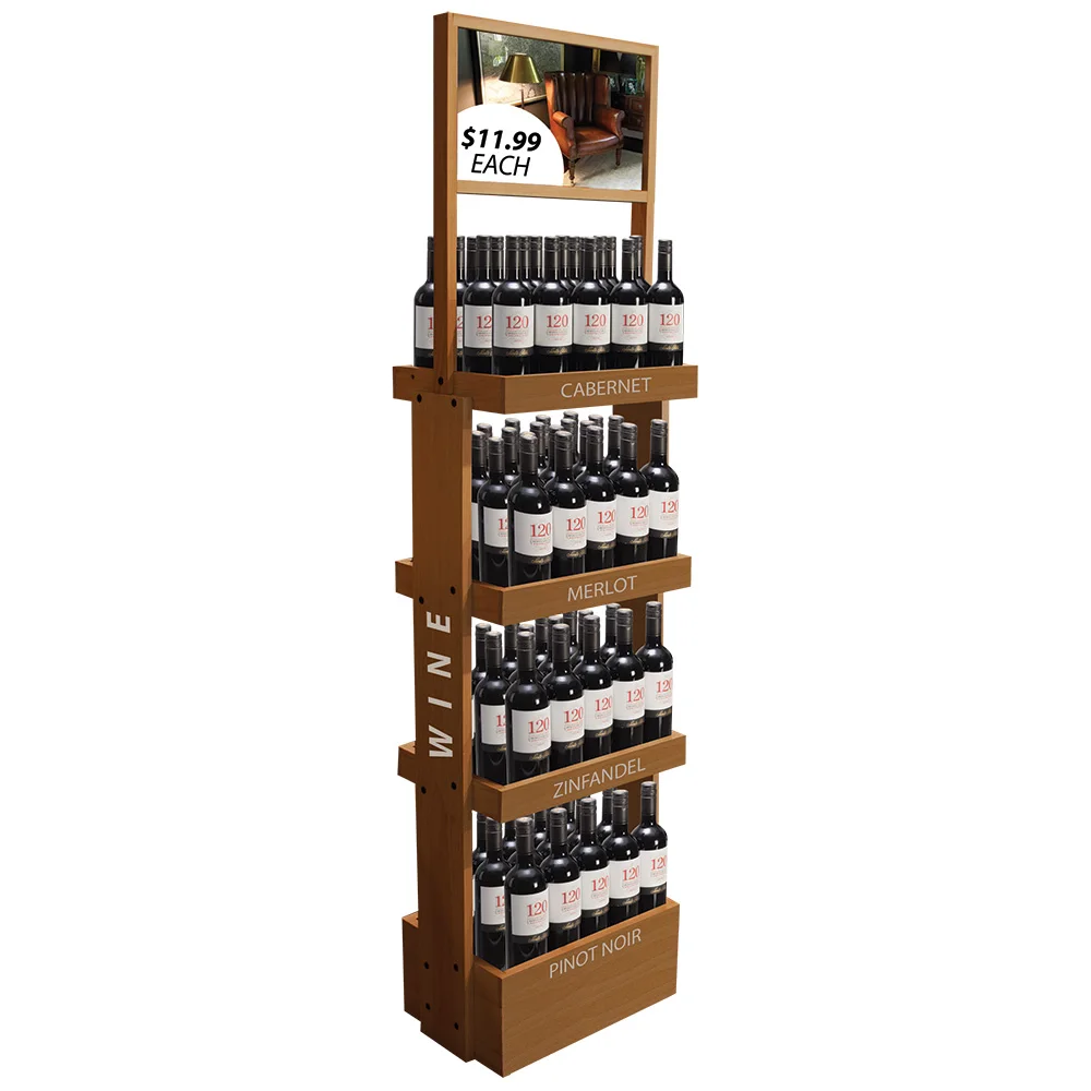 Multi material display stand rack for wine| Alibaba.com