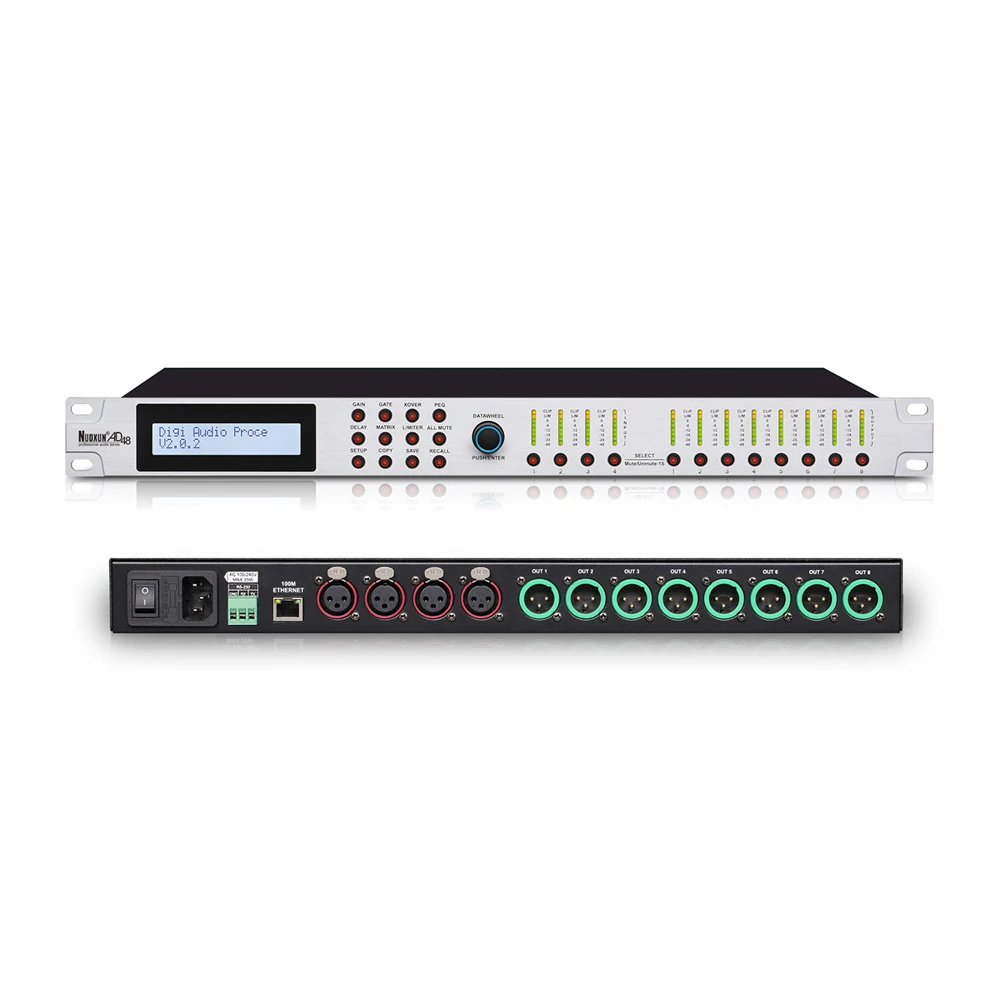 4 Input 8 Output Digital Audio Processor 2 Input 6 Output Audio Processor Speaker Management