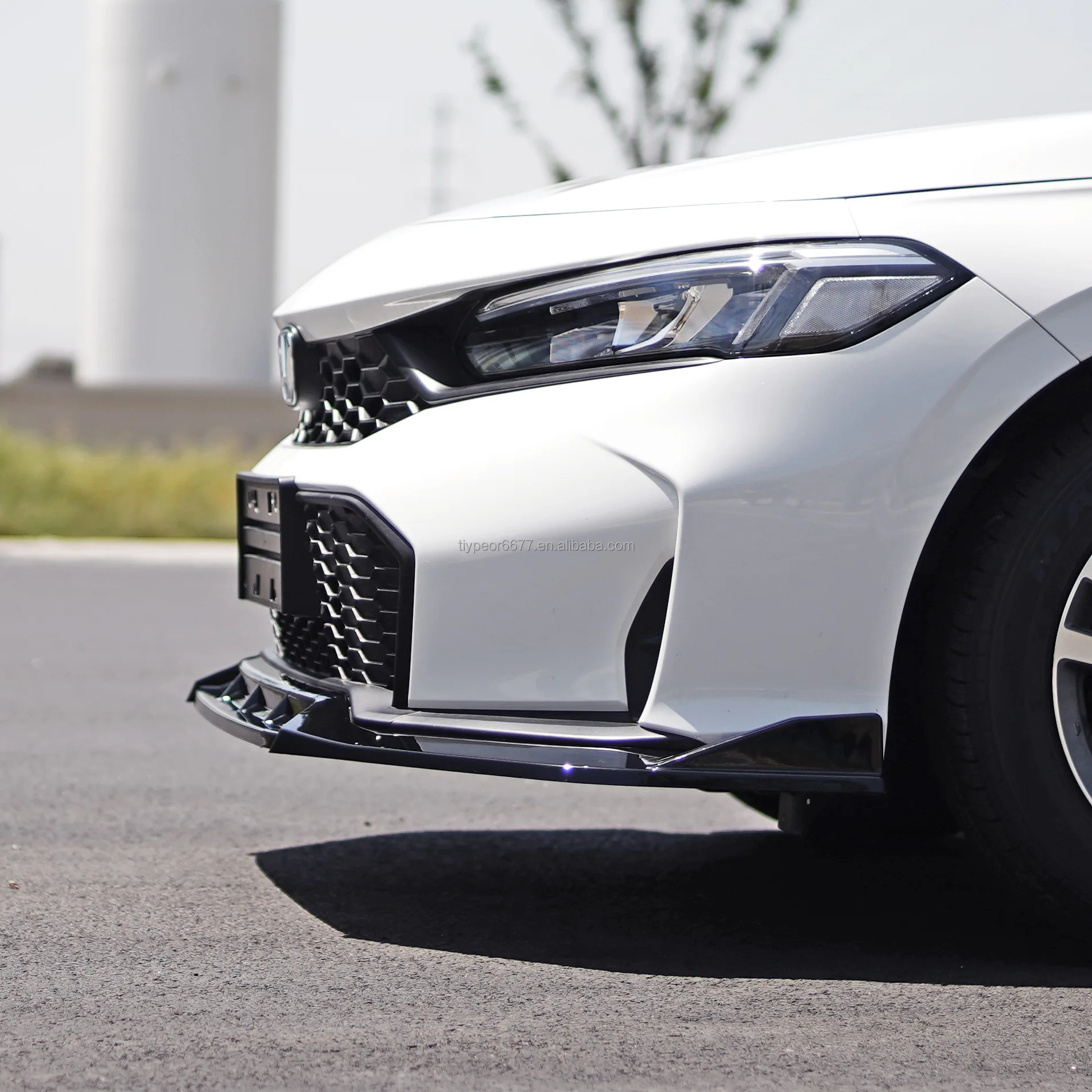product tiypeor front lip bumper front splitter fit for honda civic 115th 2025 modified tuning accessories jdm style-7