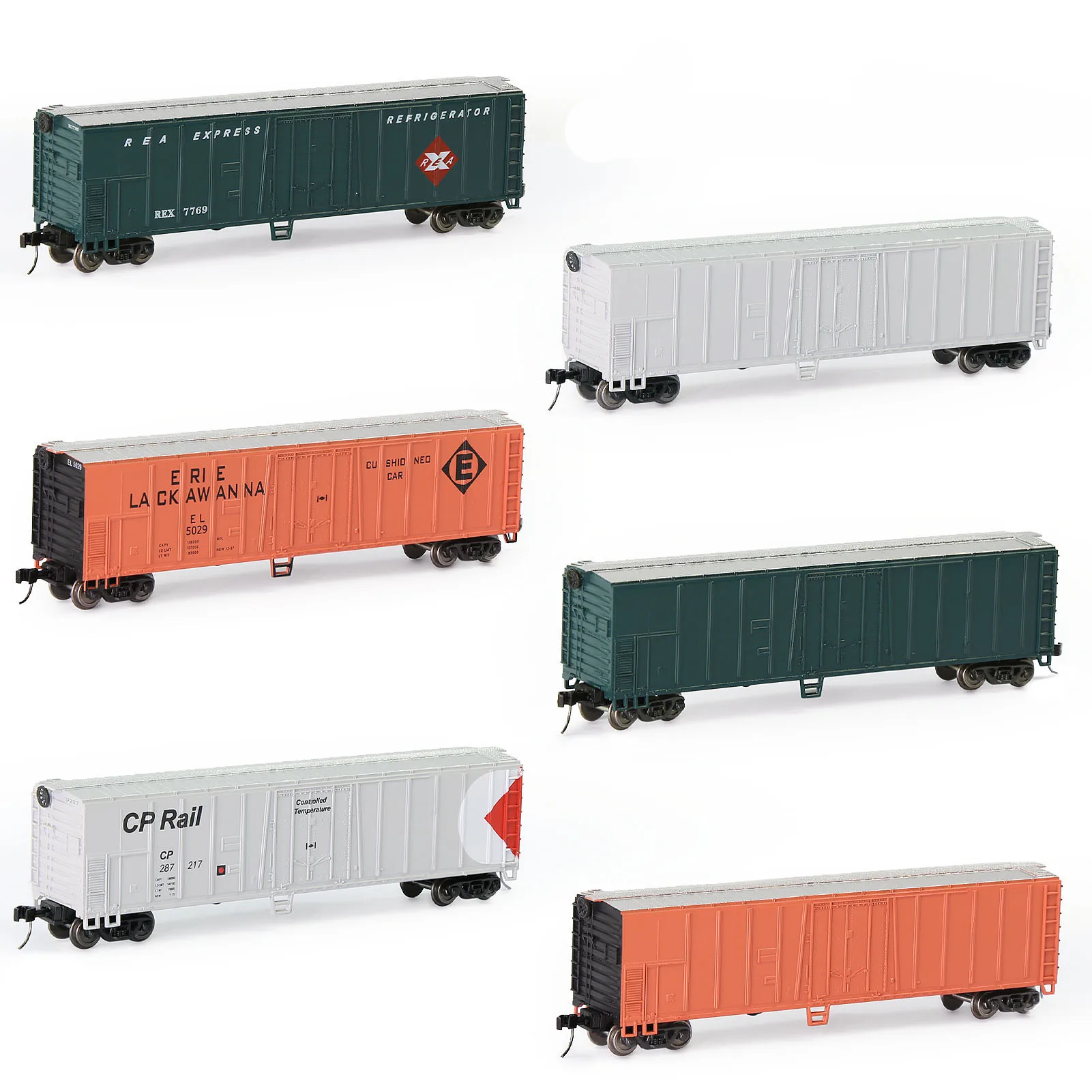 C15015 Model Railway Train Layout N Scale 1:160 50' Steel Reefer 50ft ...