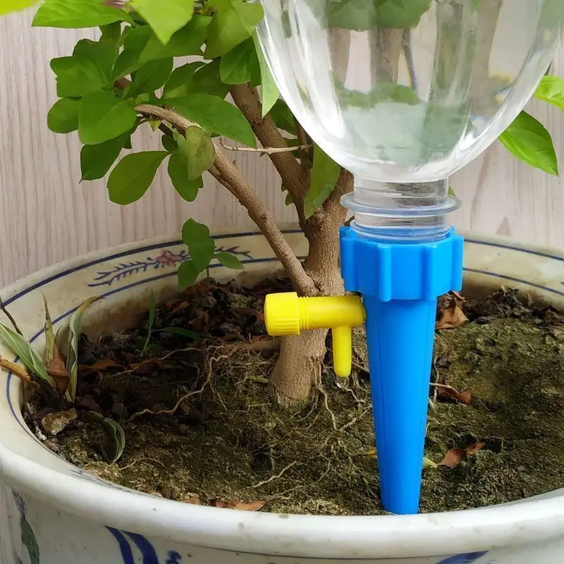 Automatic Drip Feed Bottle Pot Self Watering Spikes Drip Irrigation System  Plant Watering Tools for Plants