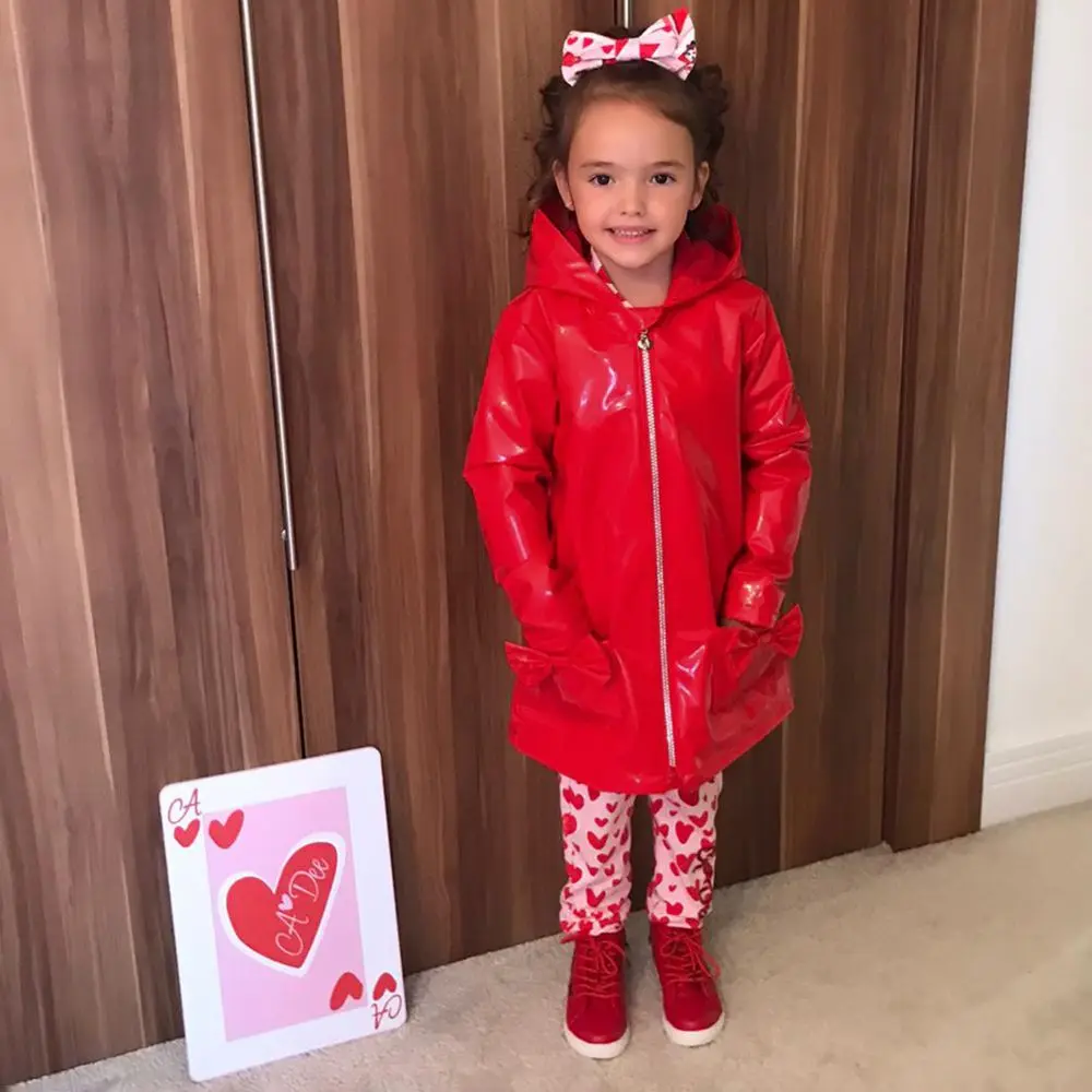 Girls store red raincoat