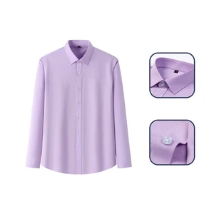 Factory Wholesale Short Sleeved Men's Business Office Cotton Shirts, Business Formal Wear Professional  Men's T-shirts HC3051-1D