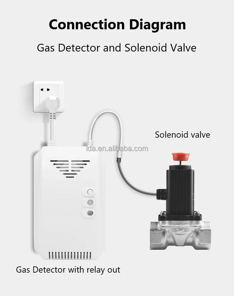 Oem Odm Independent Gas Leakage Alarm For Home Fire Alarm Lpg Gas Leak