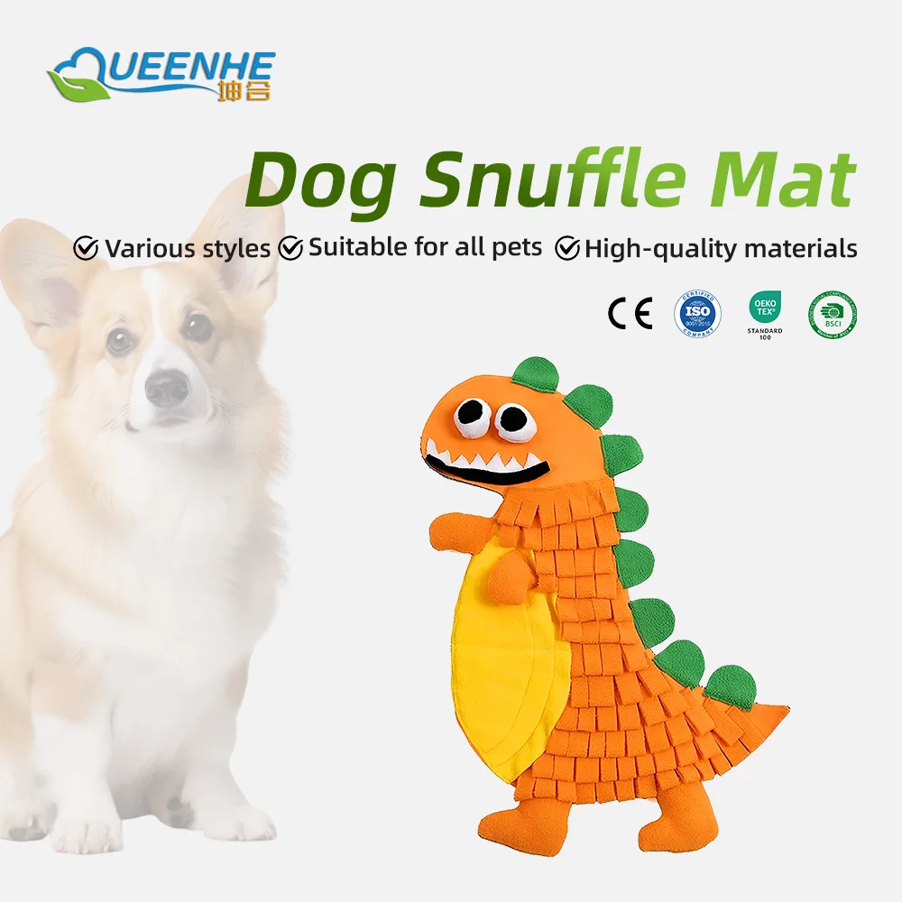 Wholesale Pet Product Dog Snuffle Mat Dinosaurs Series Food Hiding Dog - product detail 1