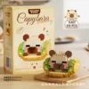 K407-sándwich hot dog cubos de cerdo