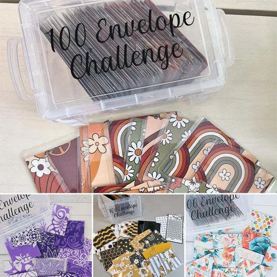Begrotingsboek om geld te besparen, 100 enveloppen, uitdagingsbinder, budgetbinder, A5-huishoudplanner, geldbesparing, budgetplanner, uitdaging besparen, spaarboek