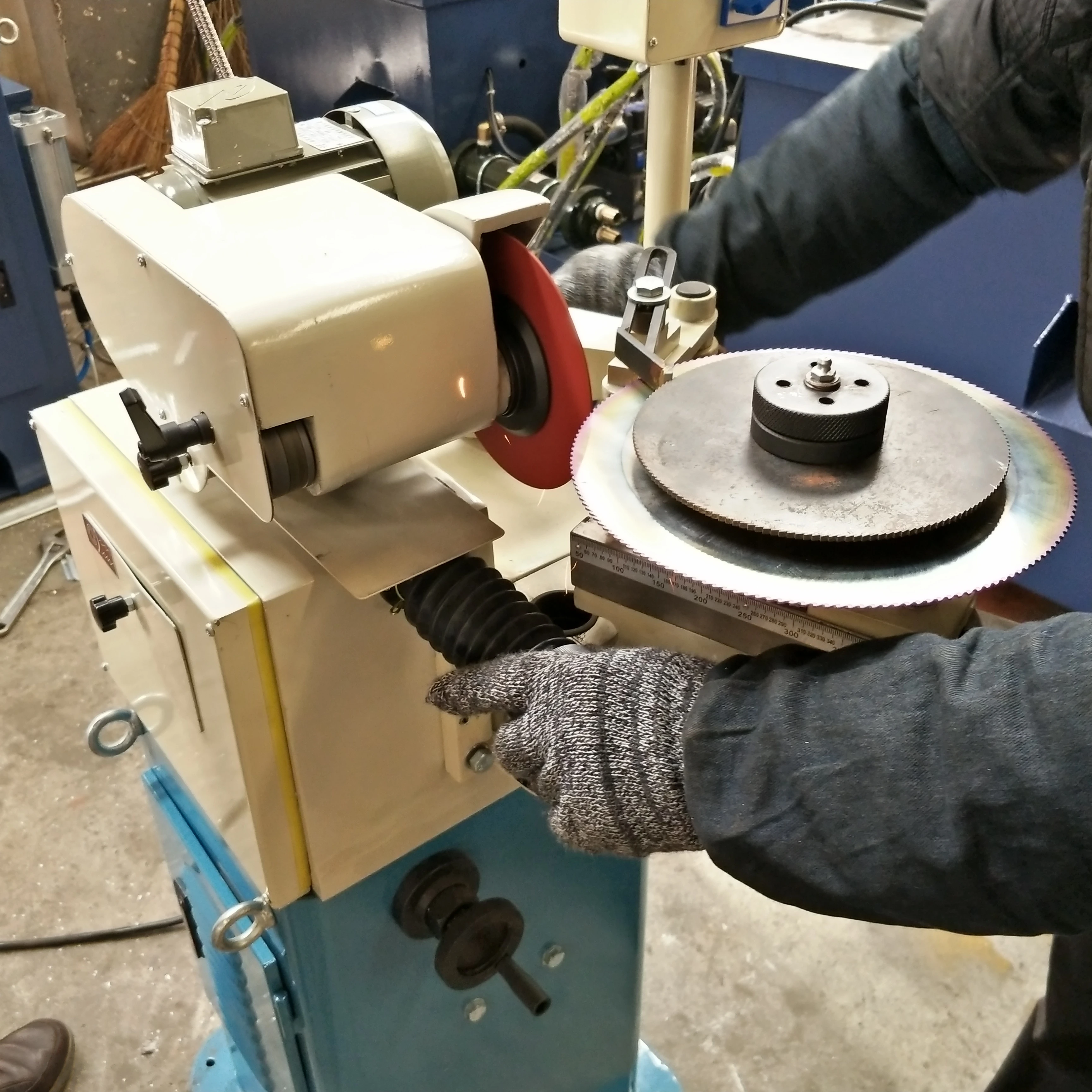 Automatic Metal Circular Band Saw Blade Grinding Machine