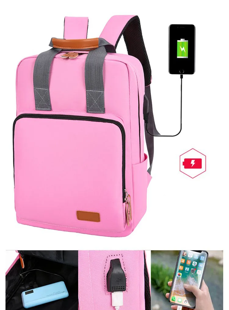 3 In 1 Backpack Set Korean Style Cute Pink Kids Back Pack Shoulder Femail Kids Backpack Bag For