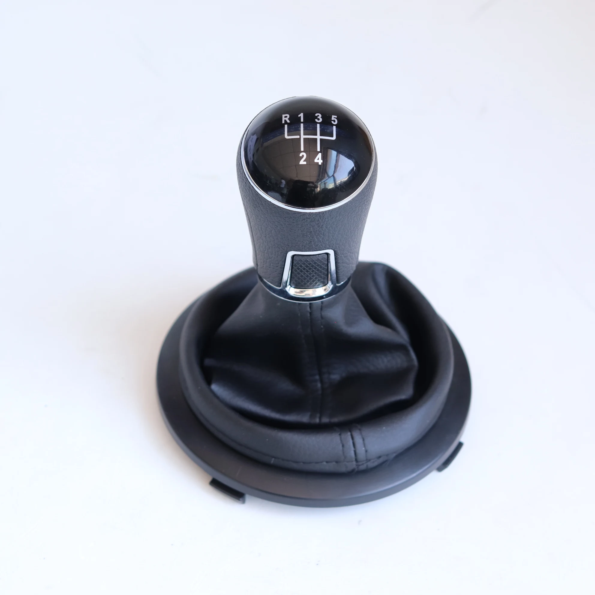 Automatic Gear Shift Knob Assembly Applicable for VW  Coifa Gol/Voy /Sav G5/G6-14/19 Preto C/base Prata C/bola
