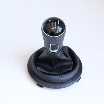 Automatic Gear Shift Knob Assembly Applicable For VW  Coifa Gol/Voy /Sav G5/G6-14/19 Preto c/base Prata c/bola