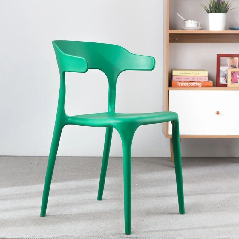 Dining Room Furniture Cheap Price Modern Leisure Cafe Dining Stackable Plastic Chair