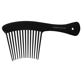 New Product Barber Accessories Stylist Tool Black Oil Head Back Combs for Men