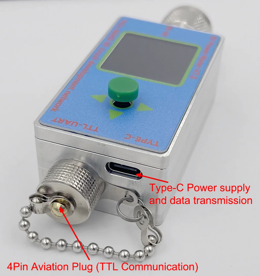 1MHz～10GHz RF Power Meter With Adjustable Attenuation - -50～0dBm Range, Automatic