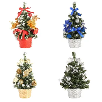Christmas tree decoration Artificial Tabletop Mini Christmas Tree decorations Ornaments family Christmas gifts for Home Decor