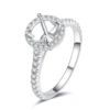 18K White Gold