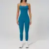 Chaleco azul+leggings