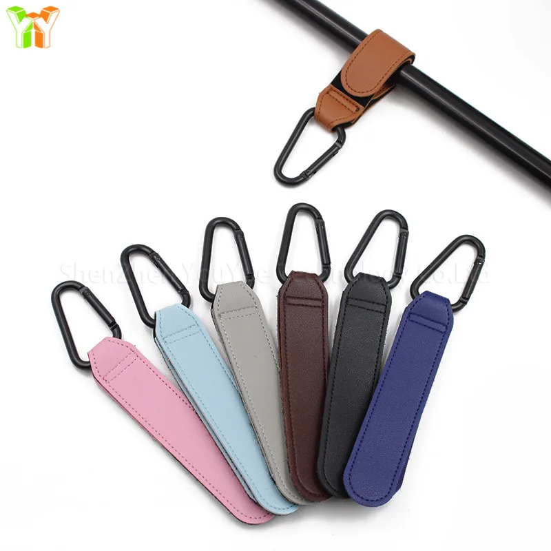 Rts Leather Baby Bag Stroller Hook Pram Rotate 360 Degree Rotatable