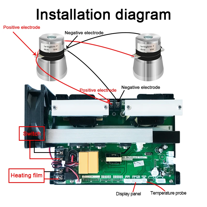 Fanyingsonic Ultrasonic Cleaner Power Driver Board 400w Pcb Circuit