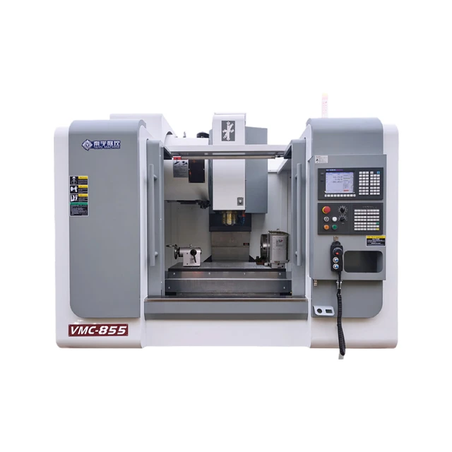 CNC Milling Machine VMC855HL Fully Protected Vertical CNC Machining Center Manufacturing Plant Single Provided Gear 24 GSK 7.5