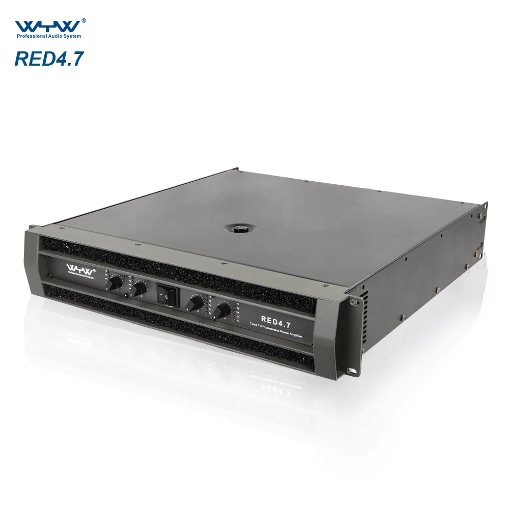 Professional 2u Audio Output Transformer Power Amplifier