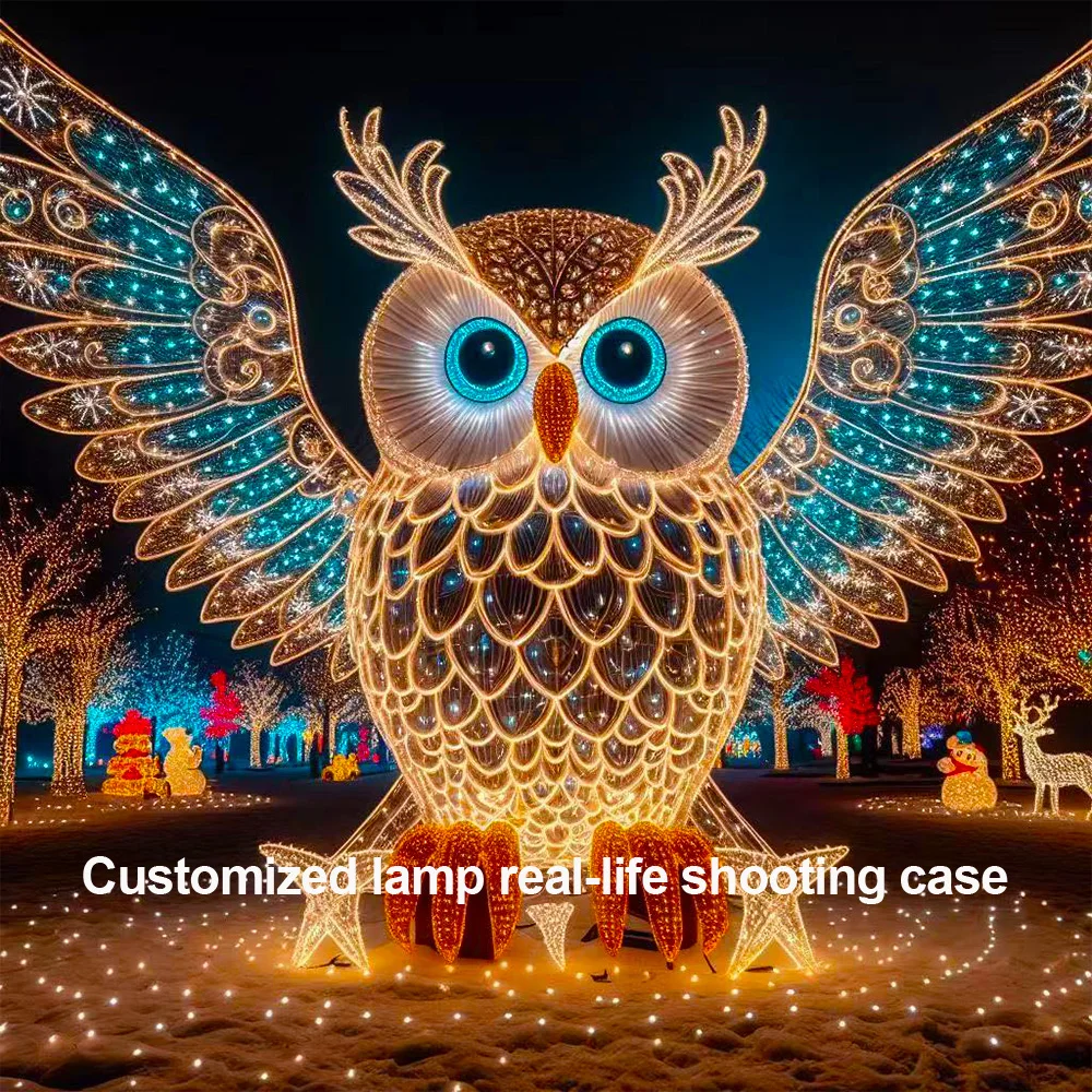 Christmas Snowman Reindeer Snow Globe String Light Santa Claus Motif Light Outdoor Led Hanging Lamp Backyard Patio Lights