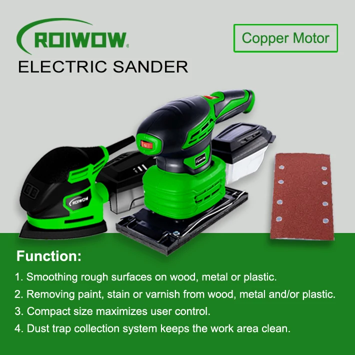 350w Electric Rotary Random Orbital 