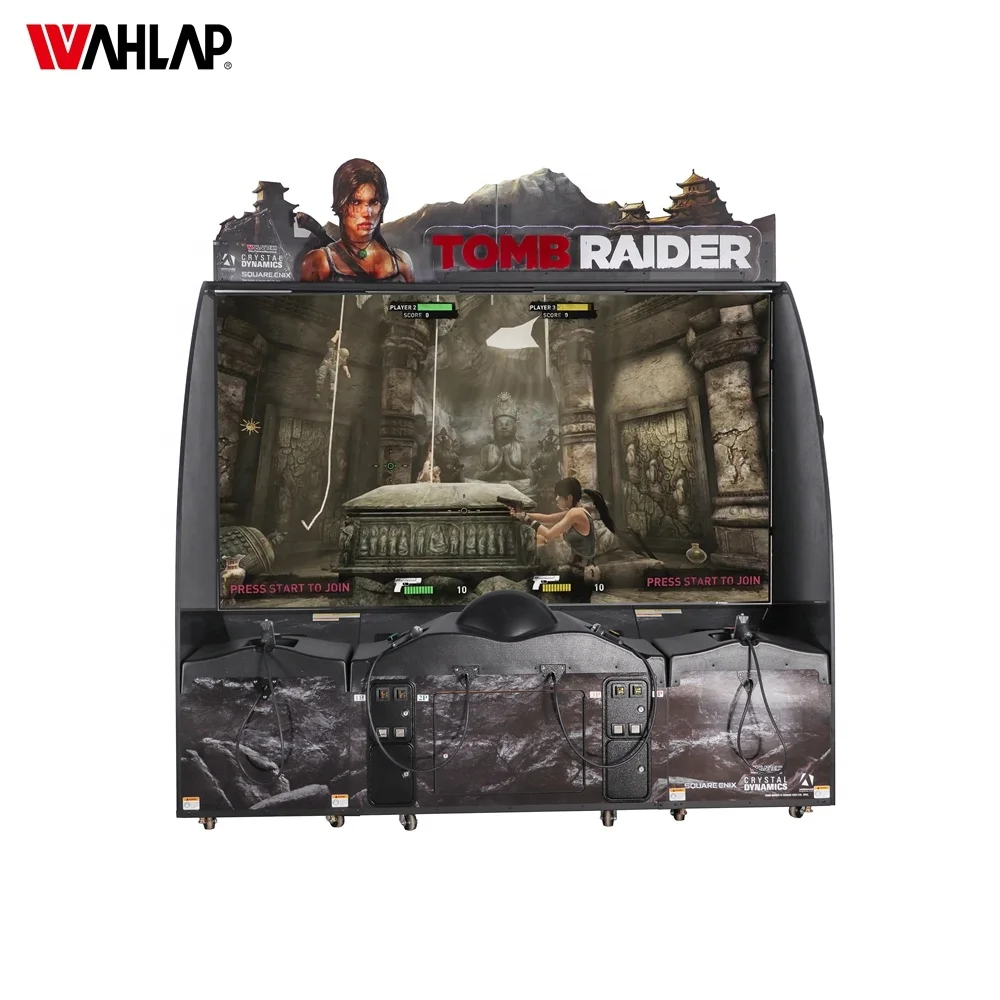 3 Players  Interactive Coin Machine Large Arcade  Machine Gun Shooting Game Machine