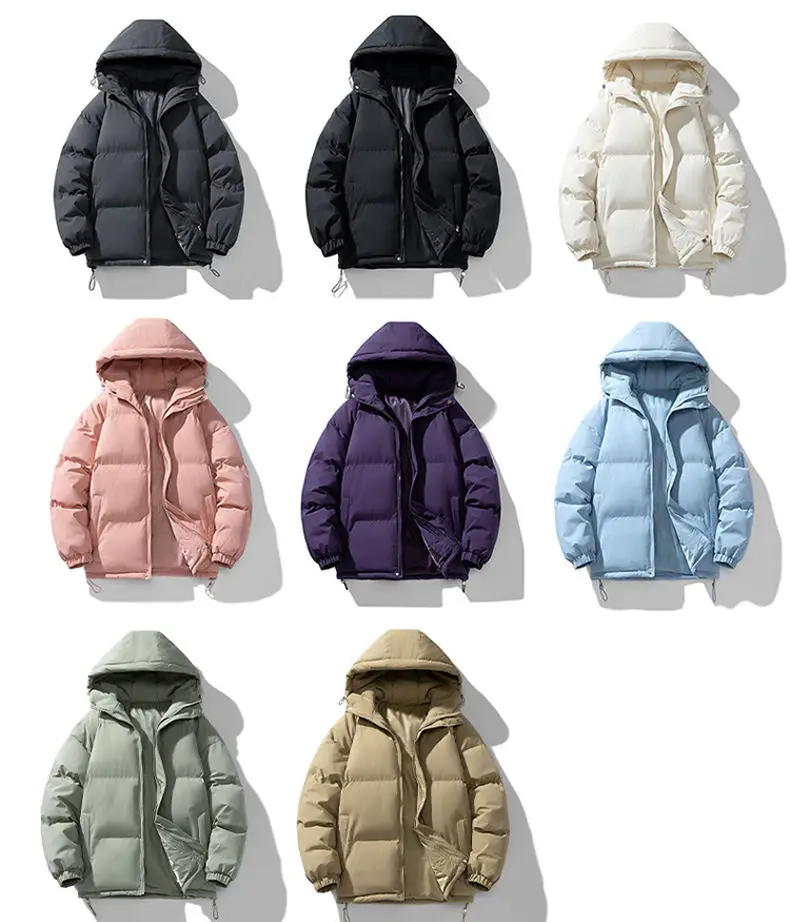 Custom Design New Design Unisex Soft Warm Coat New Men Plus Size Puffer Jackets Winter Fashion Coat