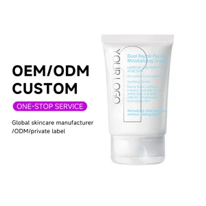 OEM ODM Lightening Lotion Whitening Face Skin Firming Cream Double Repair Facial Moisturizer Contains Ceramide and Nicotinamide
