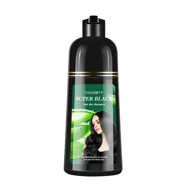 Best Seller Natrual Changing Gray Hair Color To Black Herb Natural Hair Dye Shampoo For Blacking Hair