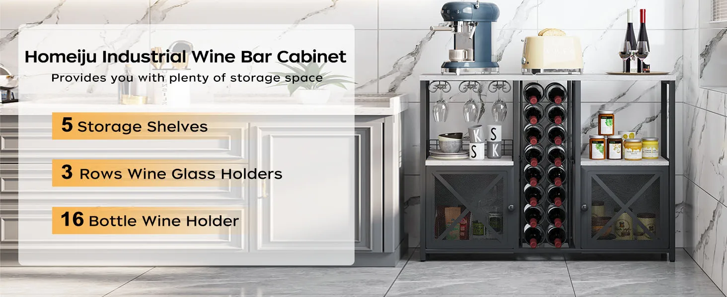 product mini bars for home wooden coffee bar cabinet modern liquor cabinet wine rack with storage sideboard for liquor and glasses-3