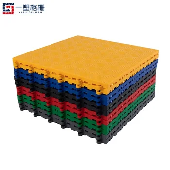 Factory wholesale PP Plastic Solid Durable Garage Floor Tiles Anti-slip Car Wash For Car Wash Shop Workshop