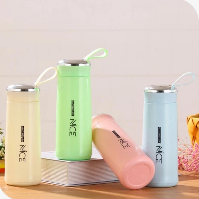 New Nice glass liner creative water bottle simple department store