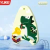 White Karaoke king dinosaur