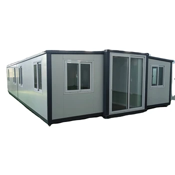 Assembling a 40 foot foldable and expandable container house with two bedrooms and a convenient steel structure