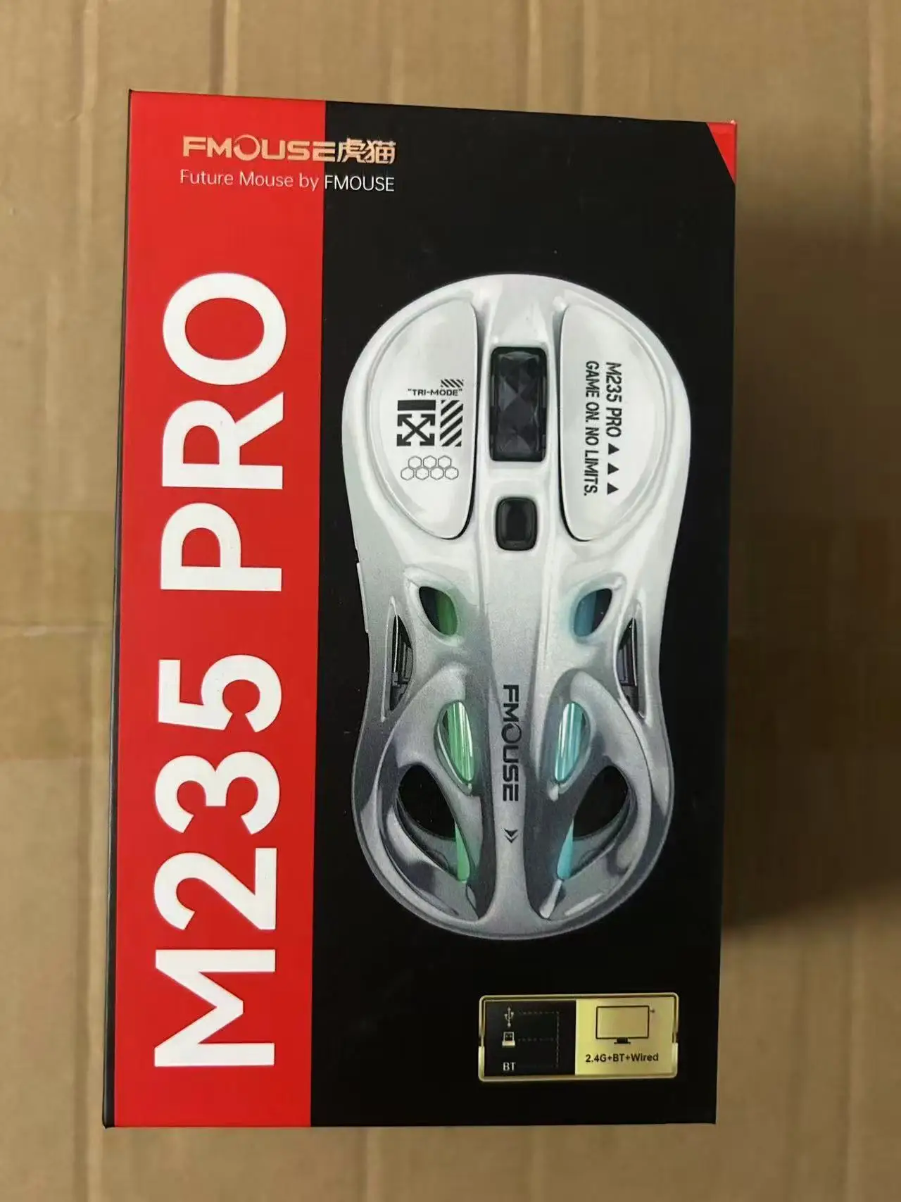 M235 PRO Three-Mode Wireless Mouse - RGB Backlit Gaming
