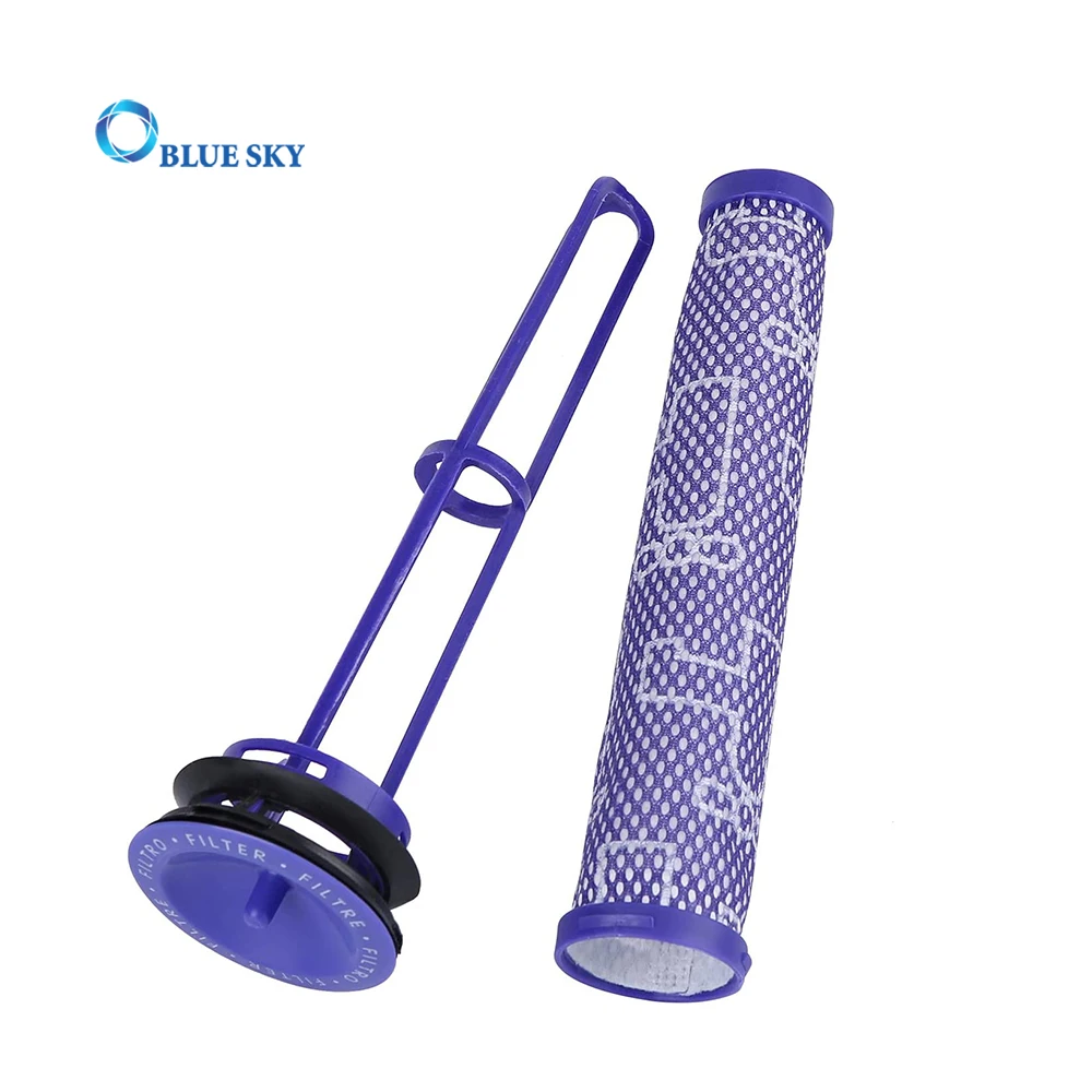 Сменный моющийся и многоразовый фиолетовый предварительный фильтр для пылесоса Dysons DC59 DC58 V6 V7 V8, часть #965661-01