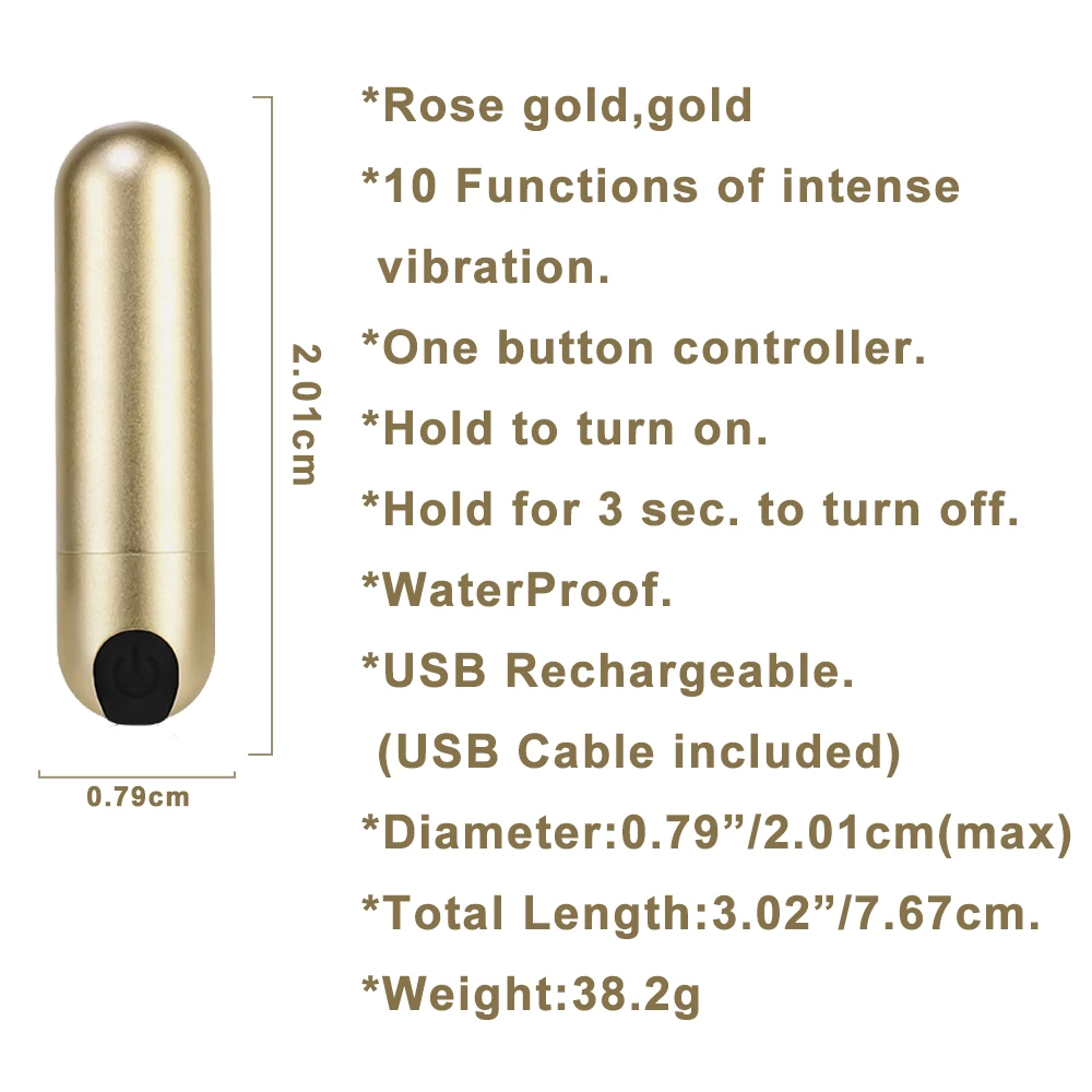 Micro Mini Replacement Rechargeable Sex Products Long Chrome Power Bullet  Vibrator 10 Speed Battery With Remote Control India