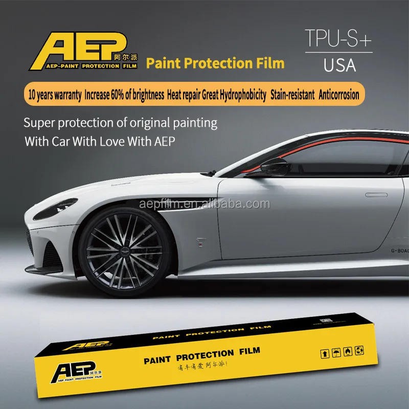 Ppf Sticker TPU PPF AEP Factory Directly Sell 1.52 X 15m Paint protection Film Anti-scratch/self Healing Ppf for Car Body  10yrs